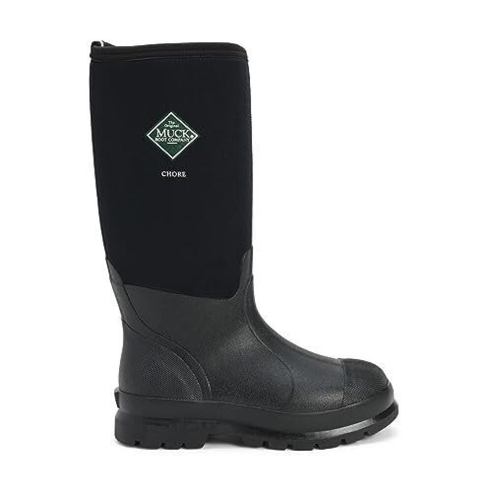 MUCK MEN'S CHORE CLASSIC WORK BOOT, BLACK, SIZE 8(M)